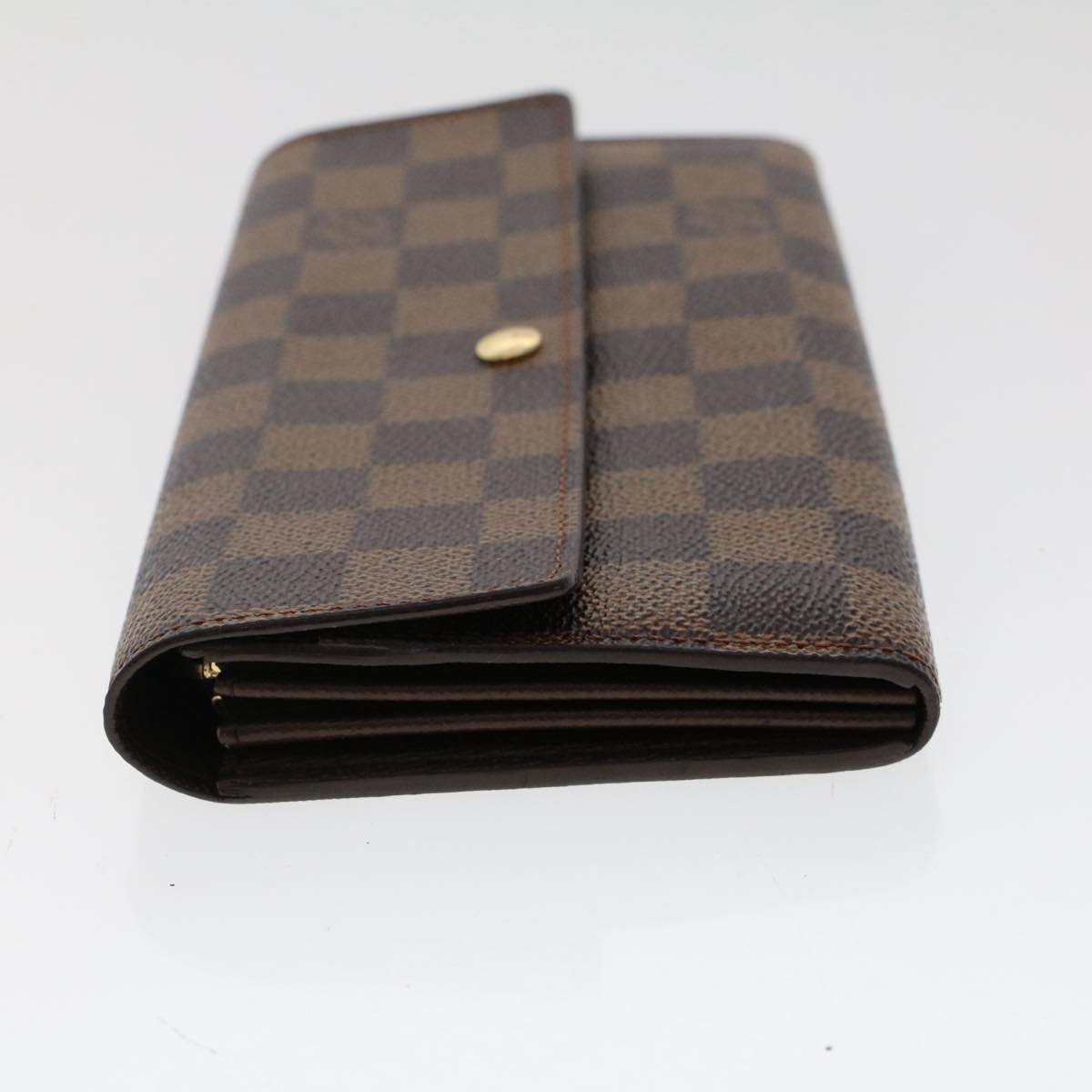 LOUIS VUITTON Damier Ebene Pochette Porte Monnaie Credit N61724 LV Auth tb814