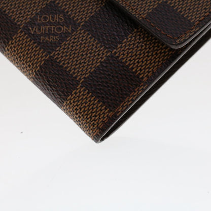 LOUIS VUITTON Damier Ebene Pochette Porte Monnaie Credit N61724 LV Auth tb814