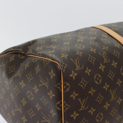 LOUIS VUITTON Monogram Keepall 55 Boston Bag M41424 LV Auth tb819