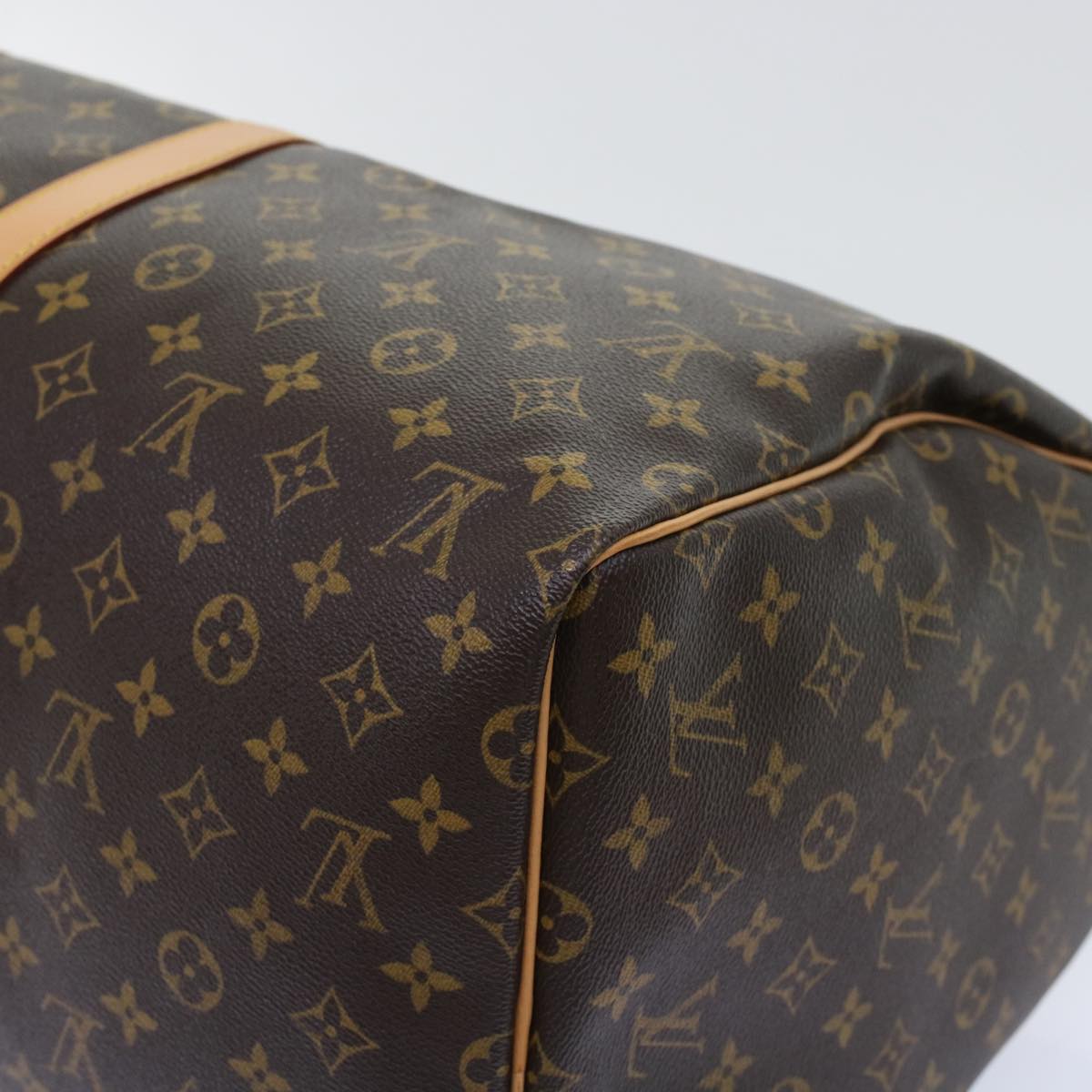 LOUIS VUITTON Monogram Keepall 55 Boston Bag M41424 LV Auth tb819