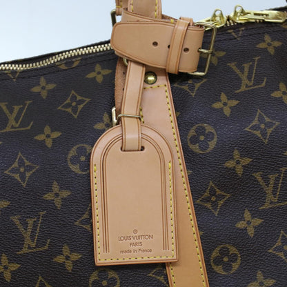 LOUIS VUITTON Monogram Keepall 55 Boston Bag M41424 LV Auth tb819