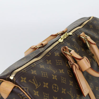 LOUIS VUITTON Monogram Keepall 55 Boston Bag M41424 LV Auth tb819