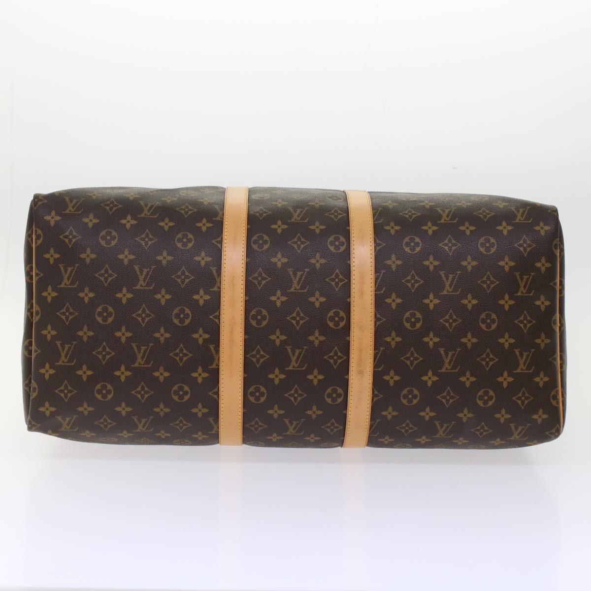 LOUIS VUITTON Monogram Keepall 55 Boston Bag M41424 LV Auth tb819