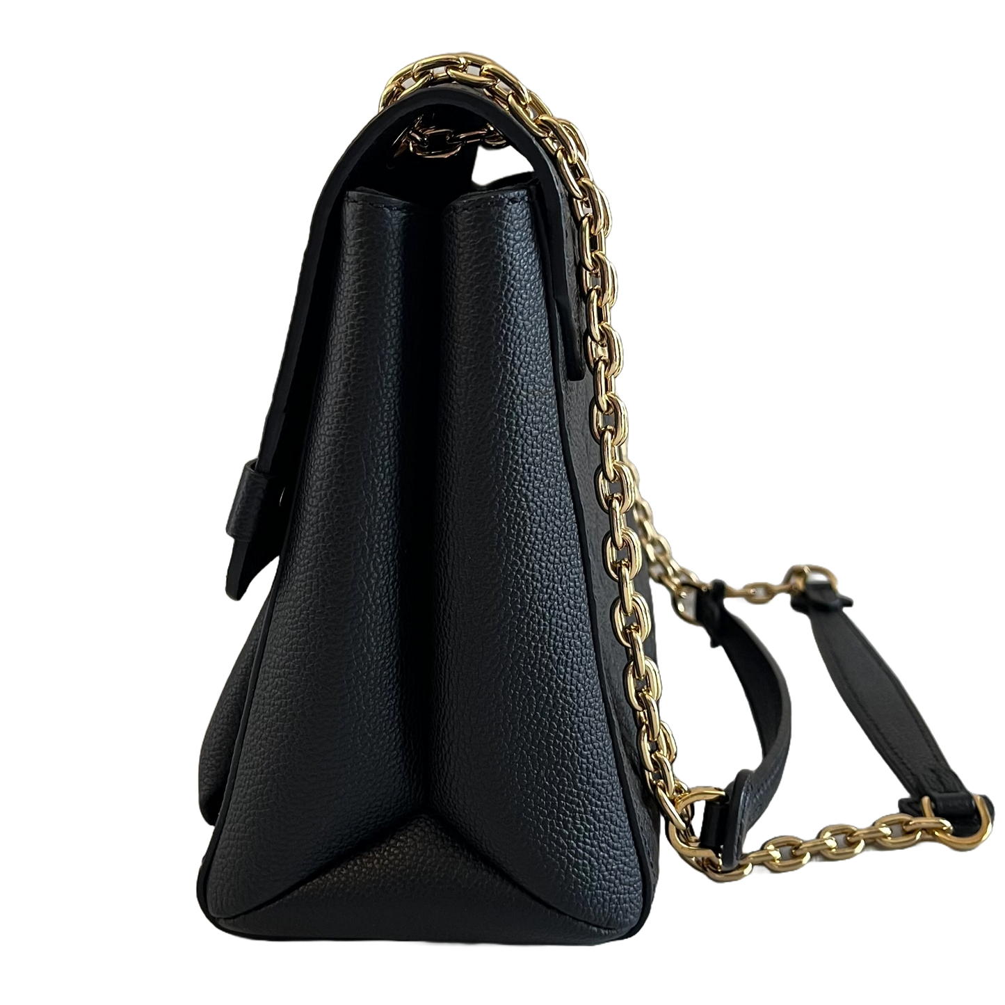 Louis Vuitton Vavin MM, Black Empreinte Leather