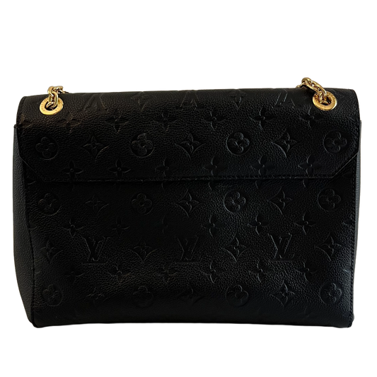 Louis Vuitton Vavin MM, Black Empreinte Leather