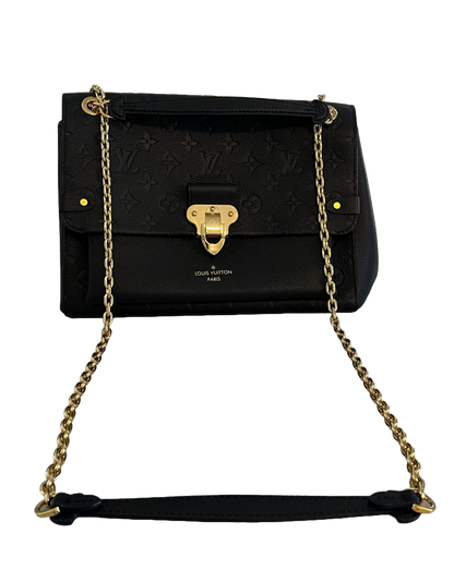 Louis Vuitton Vavin MM, Black Empreinte Leather