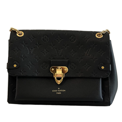 Louis Vuitton Vavin MM, Black Empreinte Leather