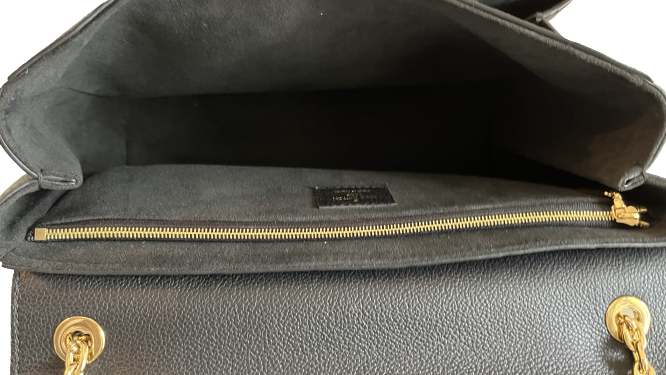 Louis Vuitton Vavin MM, Black Empreinte Leather