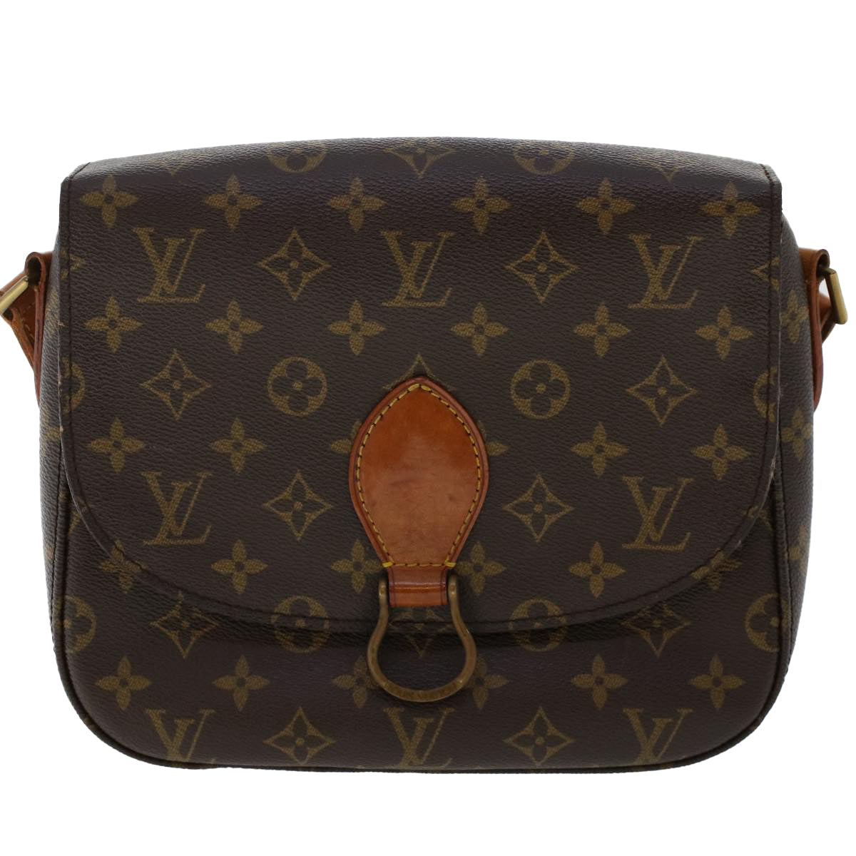 LOUIS VUITTON Monogram Saint Cloud GM Shoulder Bag M51242 LV Auth th3856