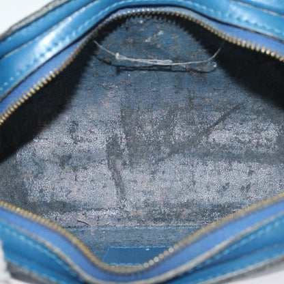 LOUIS VUITTON Epi Dauphine PM Pouch Blue M48445 LV Auth th3874