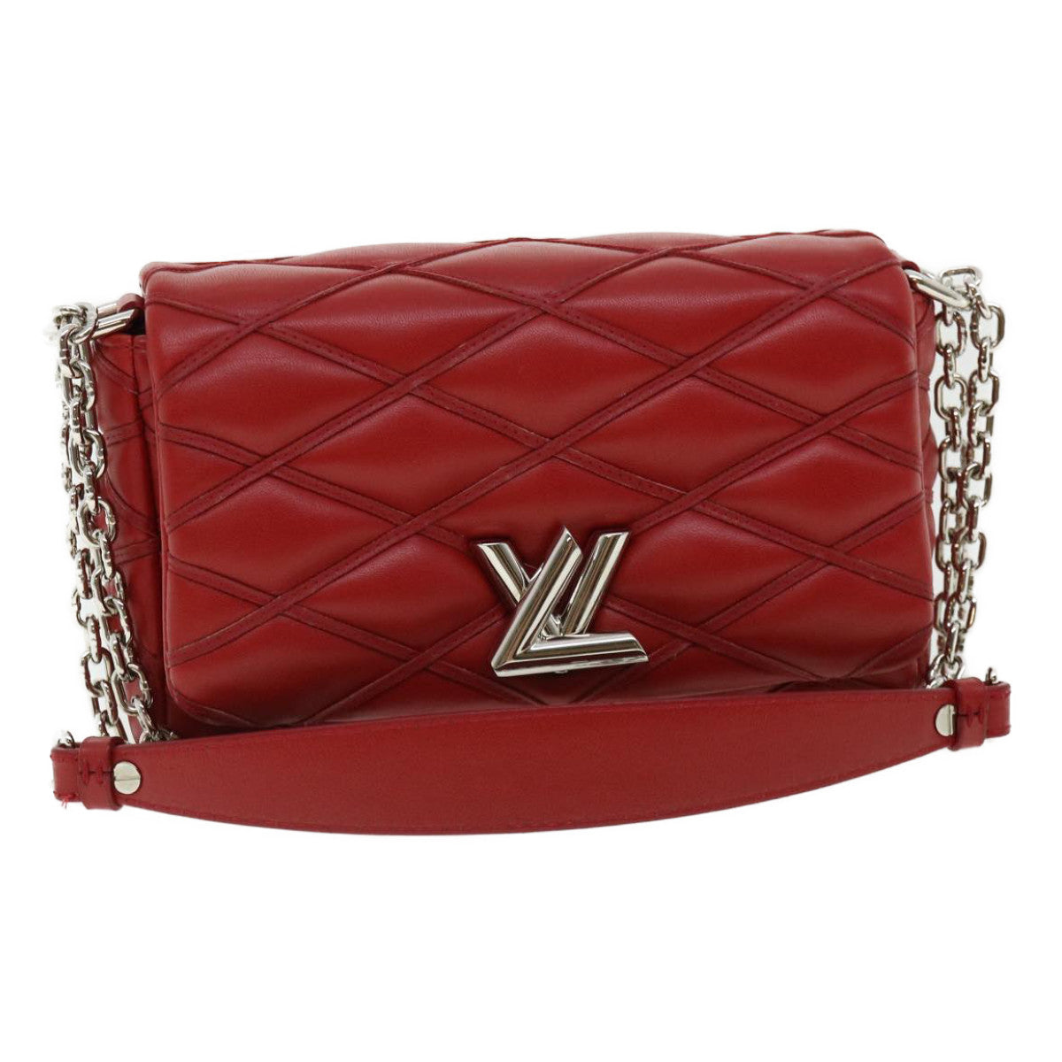 LOUIS VUITTON Martage GO-14MINI Chain Shoulder Bag Red M51000 LV  25727A