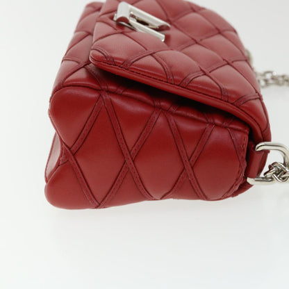 LOUIS VUITTON Martage GO-14MINI Chain Shoulder Bag Red M51000 LV  25727A