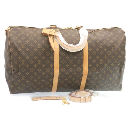 LOUIS VUITTON Monogram Keepall Bandouliere 60 Boston Bag M41412 LV  27538