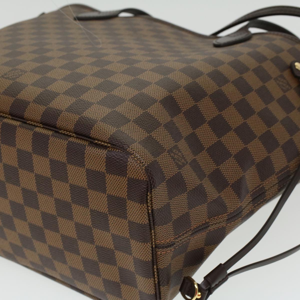 LOUIS VUITTON Damier Ebene Neverfull MM Tote Bag N51105 LV  tp543A