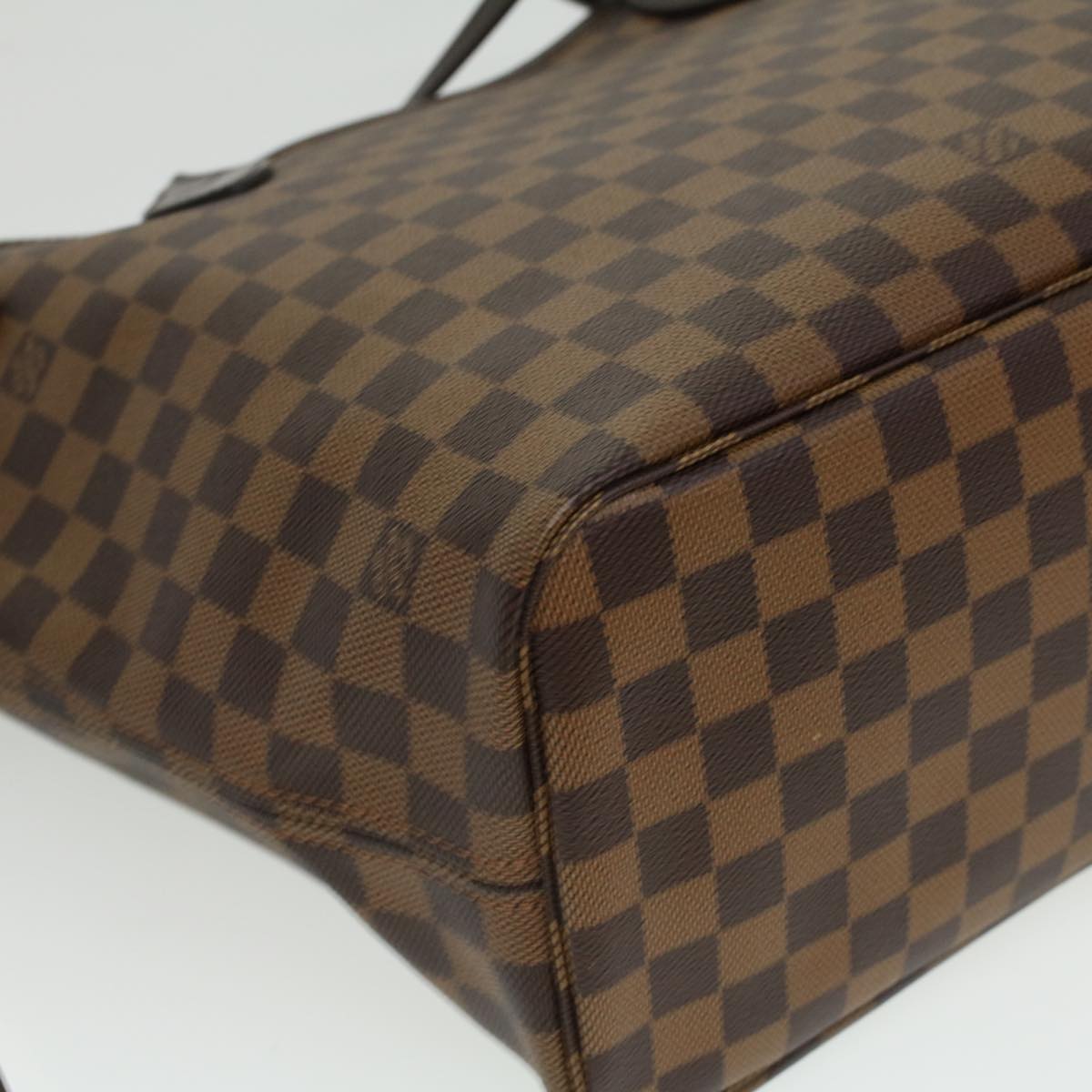 LOUIS VUITTON Damier Ebene Neverfull MM Tote Bag N51105 LV  tp543A