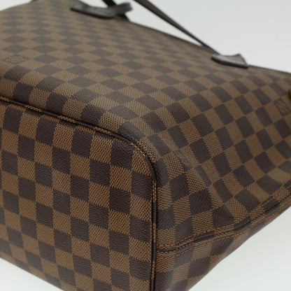 LOUIS VUITTON Damier Ebene Neverfull MM Tote Bag N51105 LV  tp543A