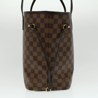 LOUIS VUITTON Damier Ebene Neverfull MM Tote Bag N51105 LV  tp543A