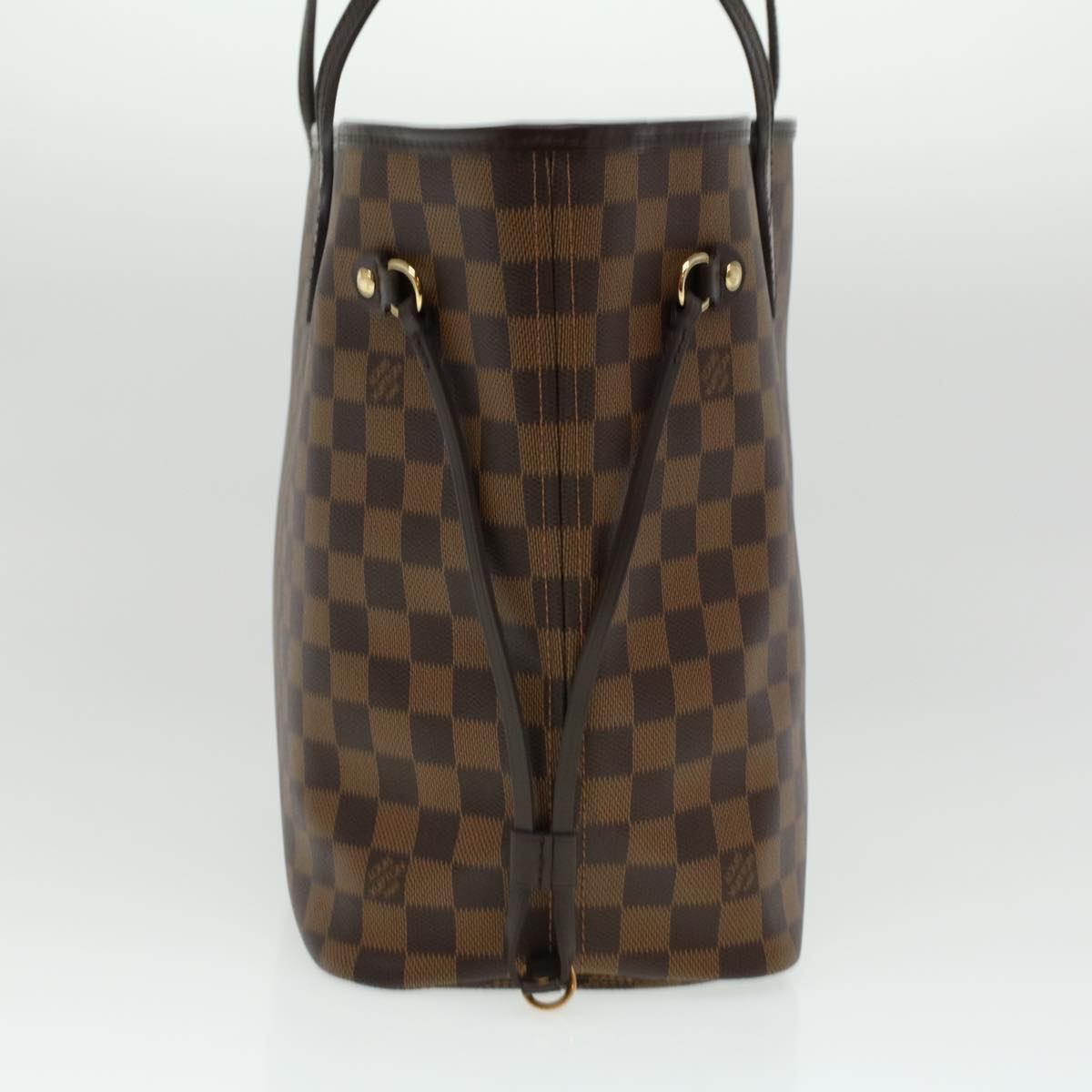 LOUIS VUITTON Damier Ebene Neverfull MM Tote Bag N51105 LV  tp543A