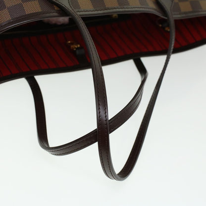 LOUIS VUITTON Damier Ebene Neverfull MM Tote Bag N51105 LV  tp543A