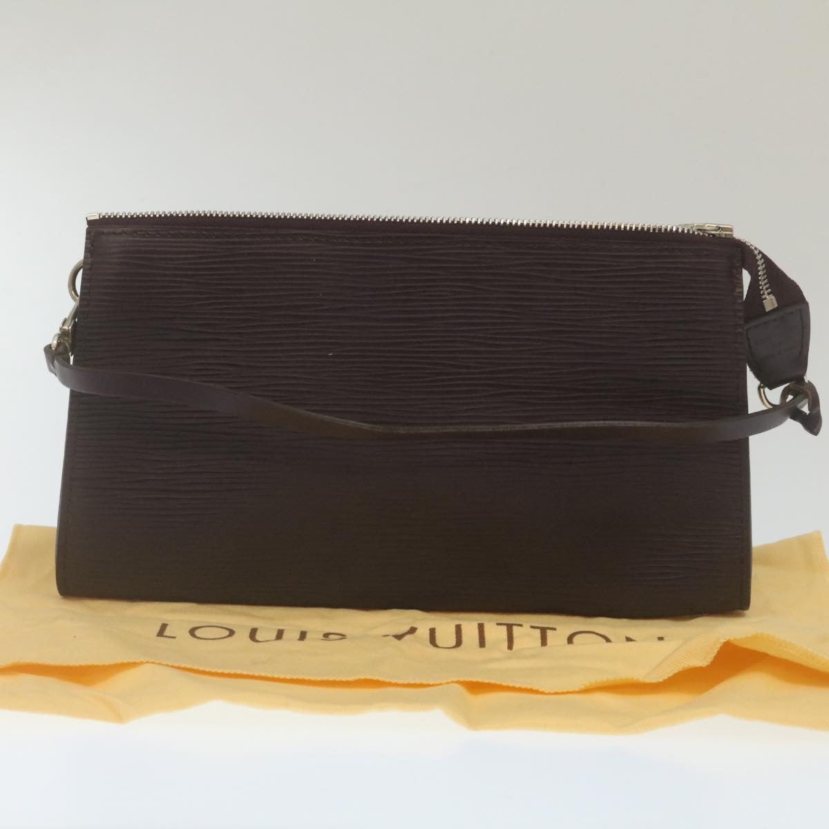 LOUIS VUITTON Epi Pochette Accessoires Accessory Pouch Purple LV Auth yk4056