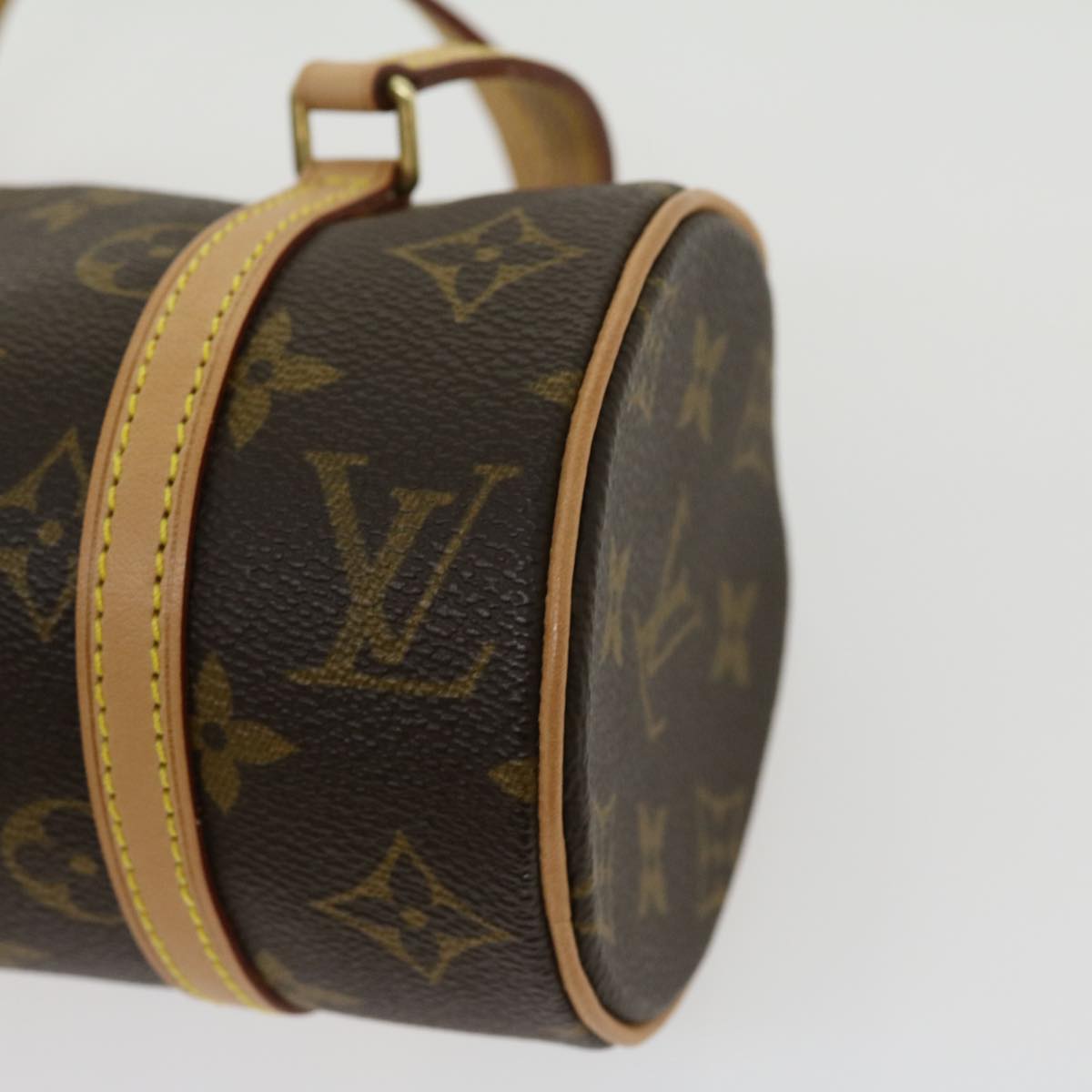 LOUIS VUITTON Monogram Papillon 19 Hand Bag M51389 LV  yk4702A