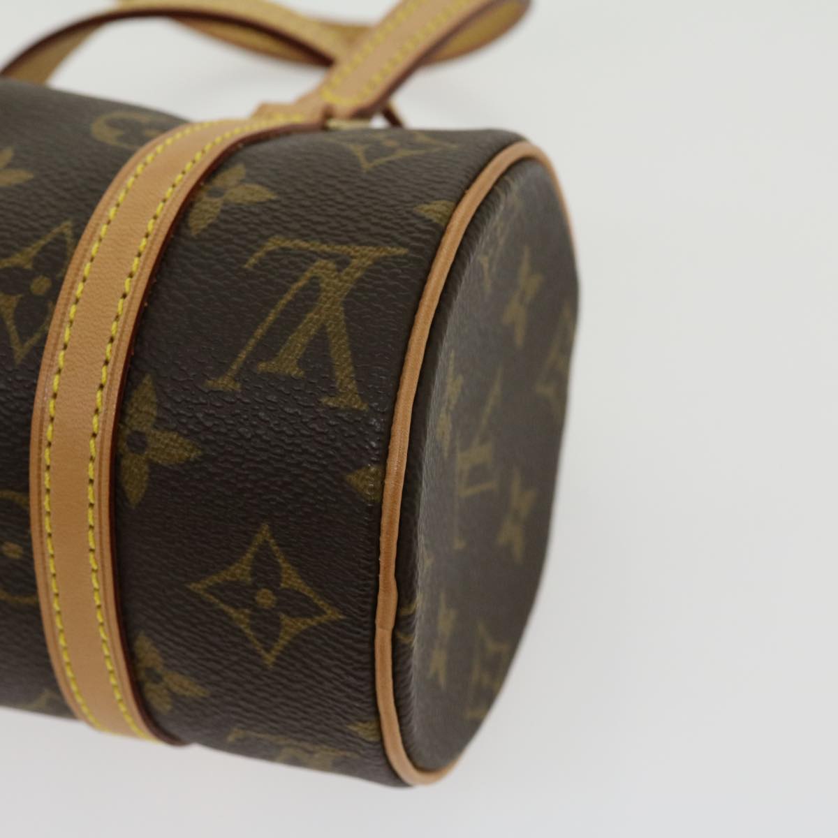 LOUIS VUITTON Monogram Papillon 19 Hand Bag M51389 LV  yk4702A