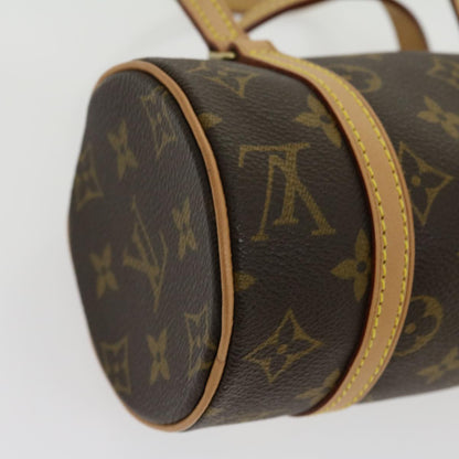 LOUIS VUITTON Monogram Papillon 19 Hand Bag M51389 LV  yk4702A