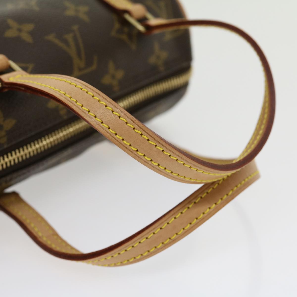 LOUIS VUITTON Monogram Papillon 19 Hand Bag M51389 LV  yk4702A