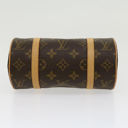 LOUIS VUITTON Monogram Papillon 19 Hand Bag M51389 LV  yk4702A