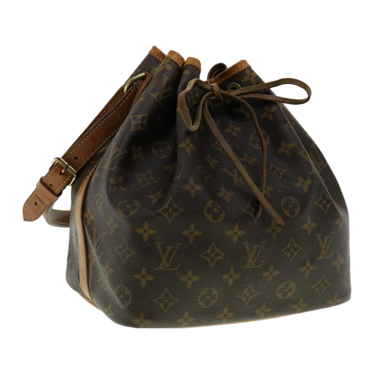 LOUIS VUITTON Monogram Petit Noe Shoulder Bag M42226 LV Auth yk4860