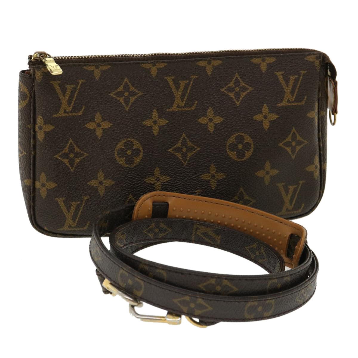 LOUIS VUITTON Monogram Pochette Accessoires Pouch M51980 LV Auth yk5445