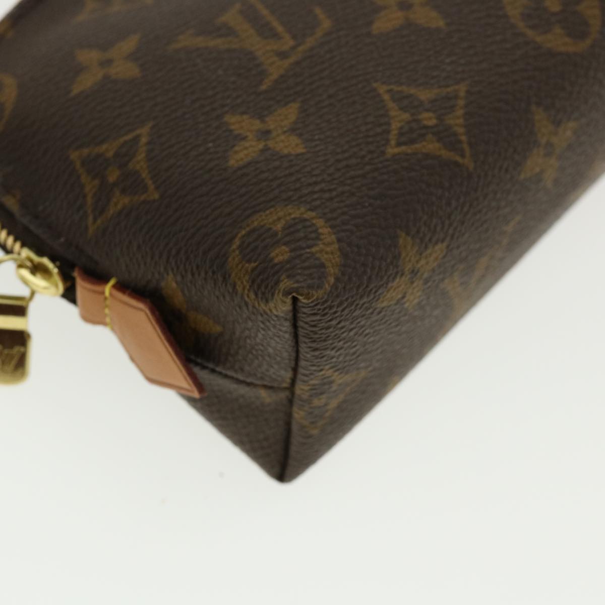 LOUIS VUITTON Monogram Pochette Cosmetic PM Pouch M43998 LV Auth yk5865B