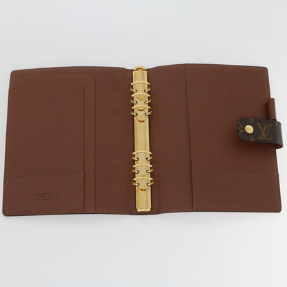 LOUIS VUITTON Monogram Agenda GM Day Planner Cover New Model R20006 Auth yk7230