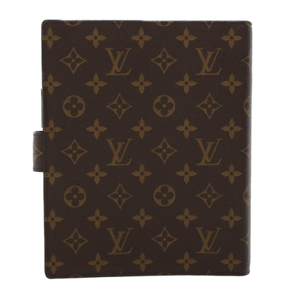 LOUIS VUITTON Monogram Agenda GM Day Planner Cover New Model R20006 Auth yk7230