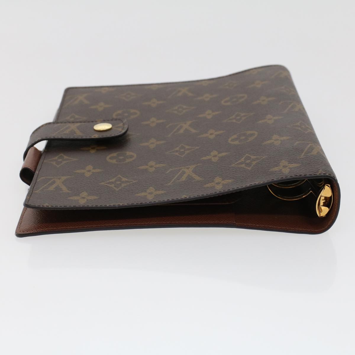 LOUIS VUITTON Monogram Agenda GM Day Planner Cover New Model R20006 Auth yk7230