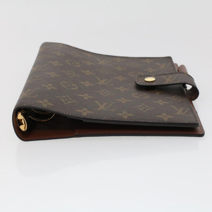 LOUIS VUITTON Monogram Agenda GM Day Planner Cover New Model R20006 Auth yk7230