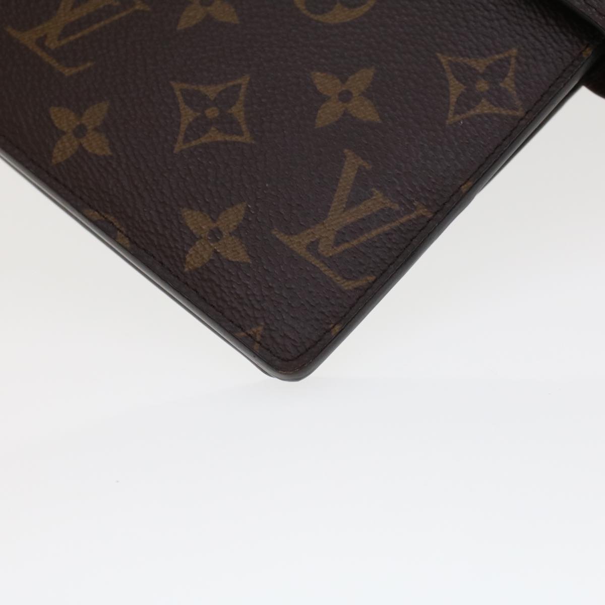 LOUIS VUITTON Monogram Agenda GM Day Planner Cover New Model R20006 Auth yk7230