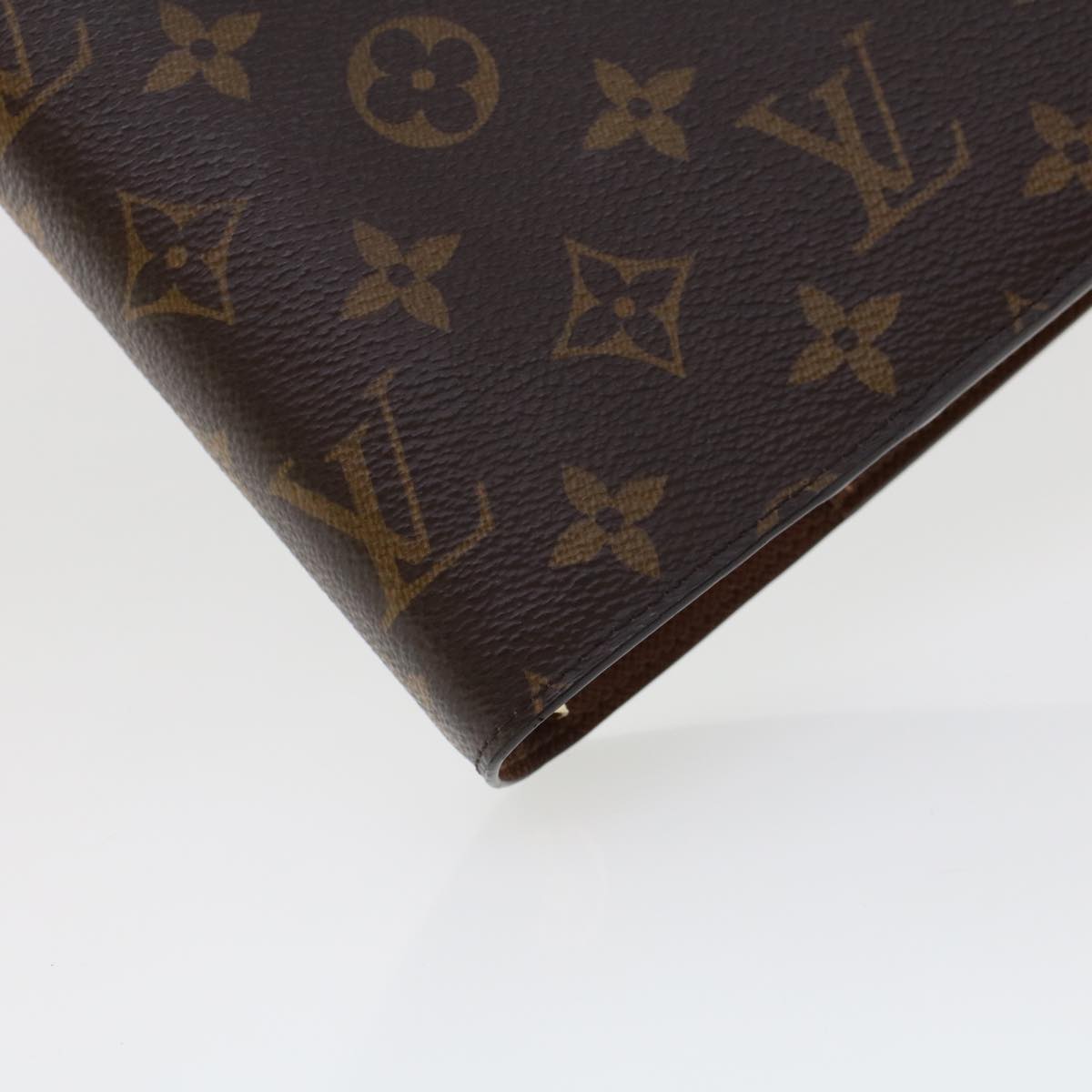 LOUIS VUITTON Monogram Agenda GM Day Planner Cover New Model R20006 Auth yk7230