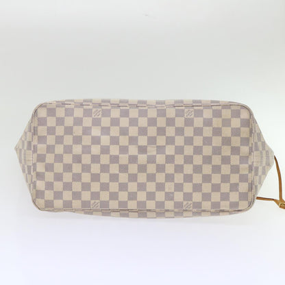 LOUIS VUITTON Damier Azur Neverfull GM Tote Bag N41360 LV Auth yk7322