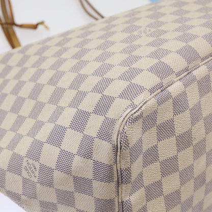 LOUIS VUITTON Damier Azur Neverfull GM Tote Bag N41360 LV Auth yk7322