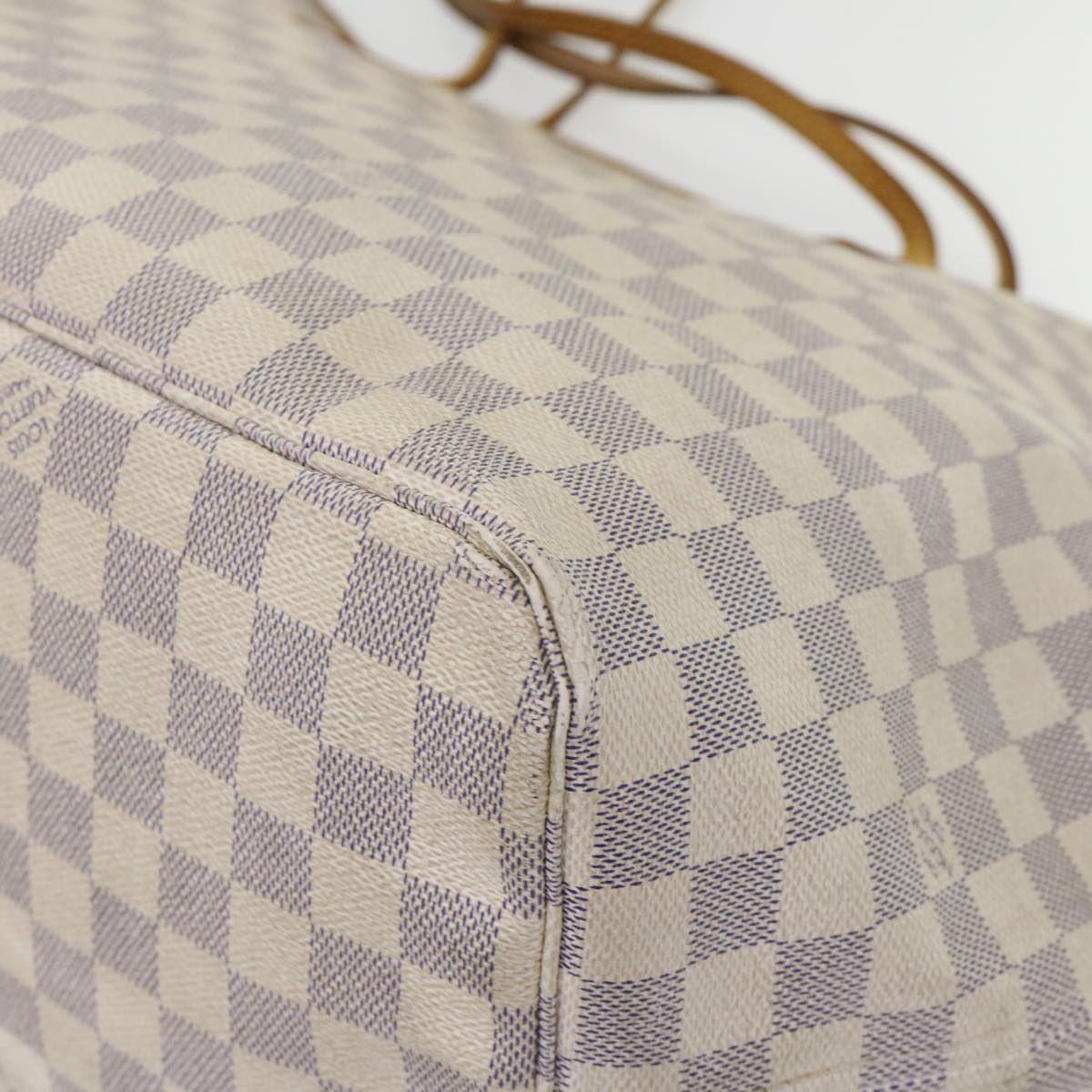 LOUIS VUITTON Damier Azur Neverfull GM Tote Bag N41360 LV Auth yk7322