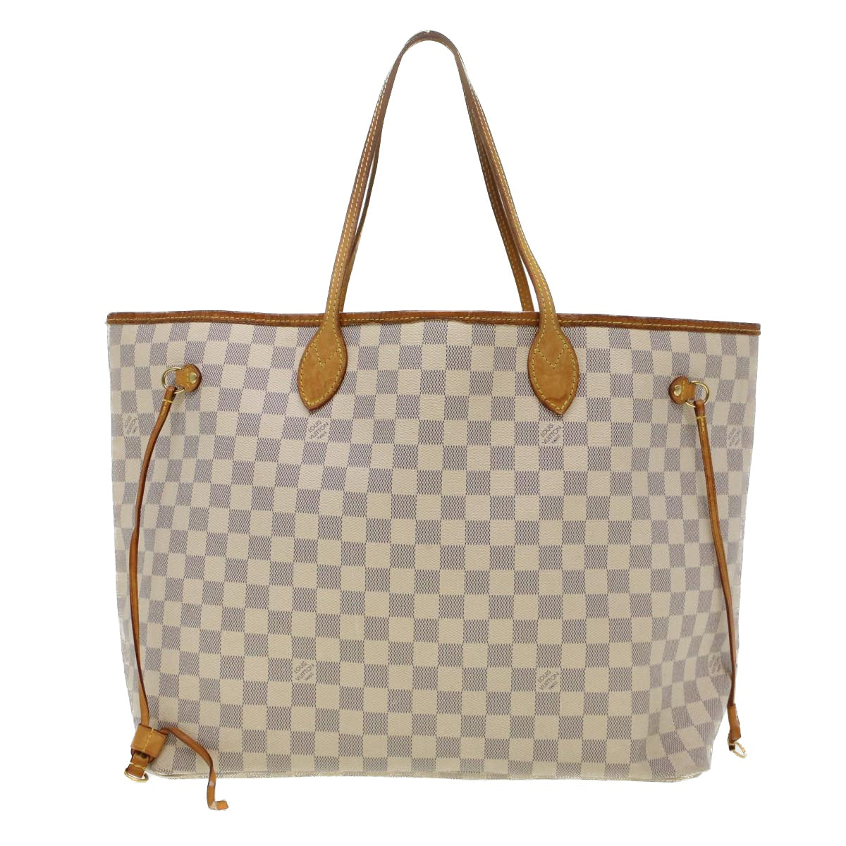 LOUIS VUITTON Damier Azur Neverfull GM Tote Bag N41360 LV Auth yk7322