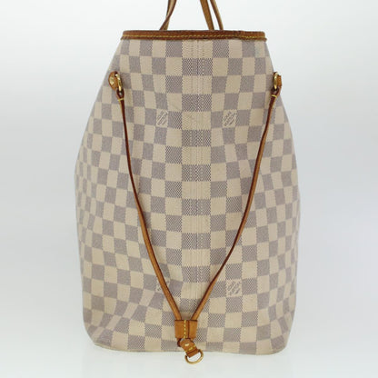 LOUIS VUITTON Damier Azur Neverfull GM Tote Bag N41360 LV Auth yk7322