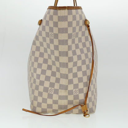 LOUIS VUITTON Damier Azur Neverfull GM Tote Bag N41360 LV Auth yk7322