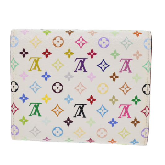 LOUIS VUITTON Multicolor Portefeuille Koala Bifold Wallet White M58081 LV yk7474