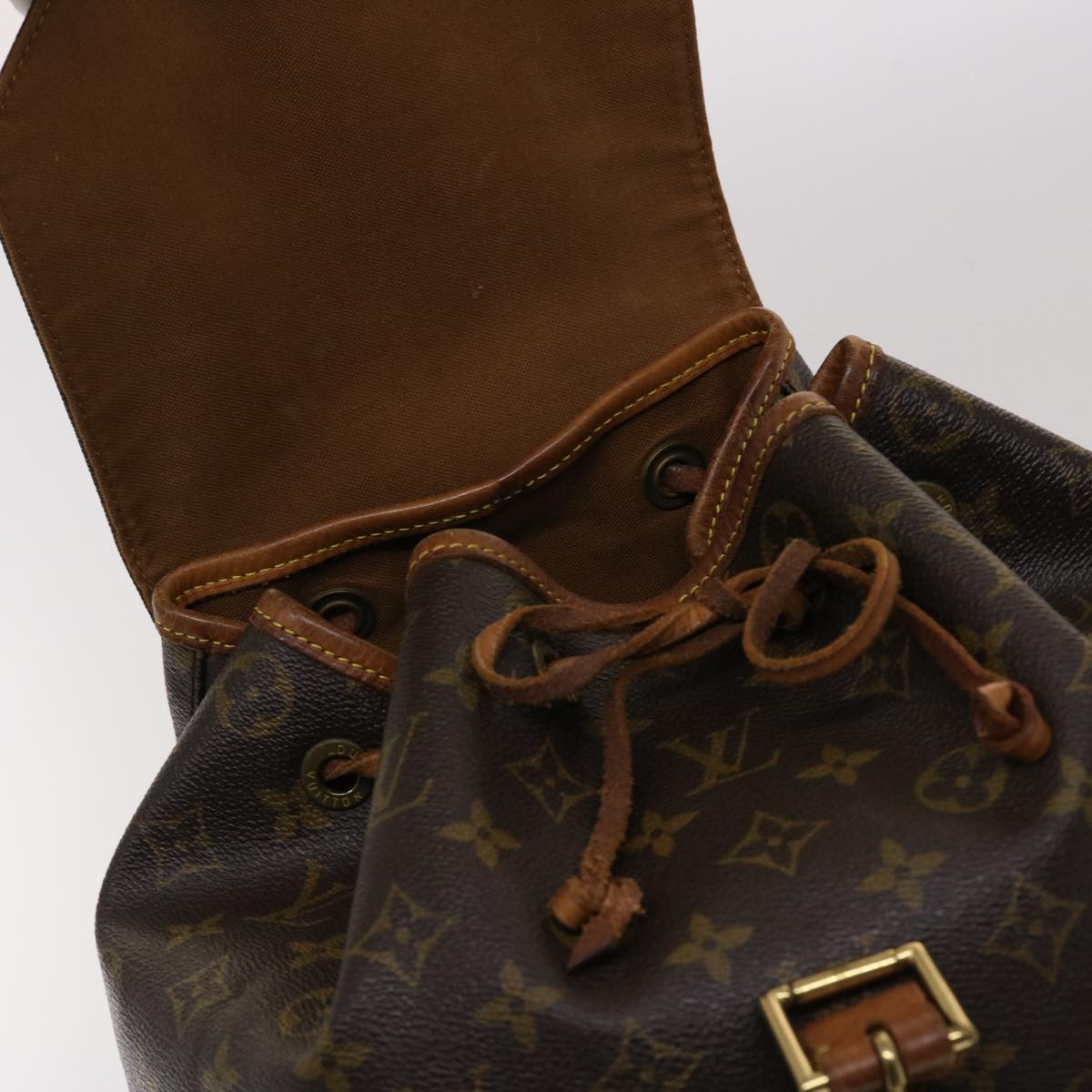 LOUIS VUITTON Monogram Montsouris GM Backpack M51135 LV Auth yk7608