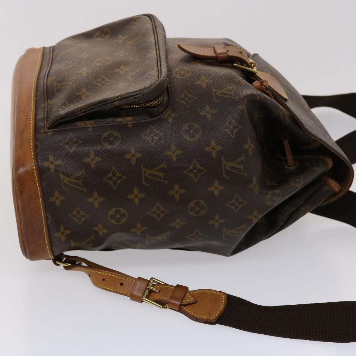 LOUIS VUITTON Monogram Montsouris GM Backpack M51135 LV Auth yk7608