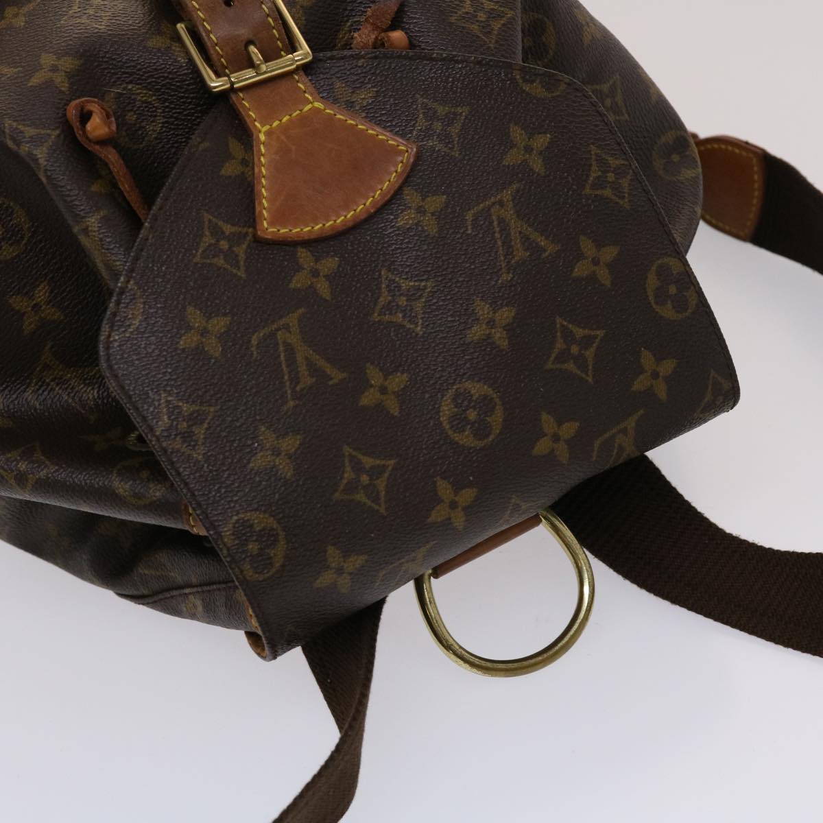 LOUIS VUITTON Monogram Montsouris GM Backpack M51135 LV Auth yk7608