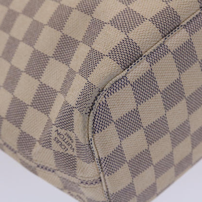 LOUIS VUITTON Damier Azur Neverfull PM Tote Bag N41362 LV Auth yk7669B