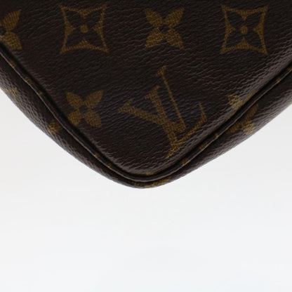 LOUIS VUITTON Monogram Pochette Accessoires Pouch M51980 LV Auth yk8048